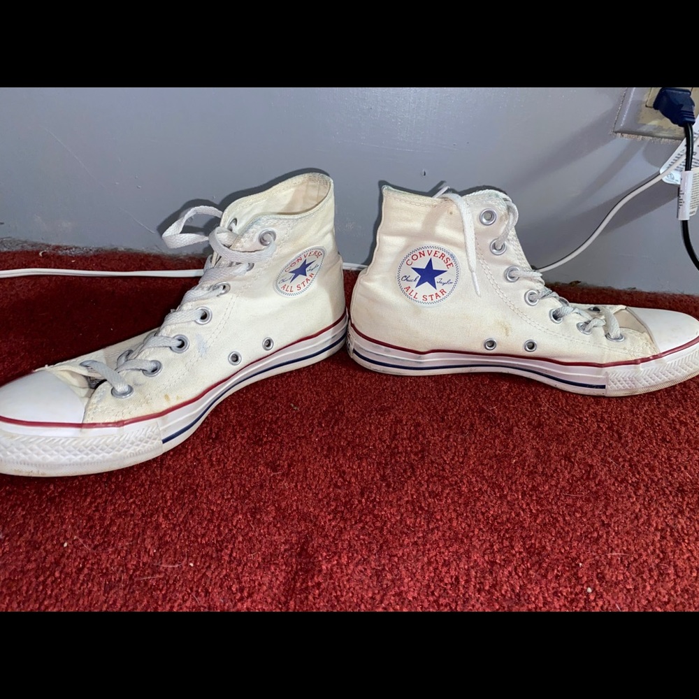 White high top converse